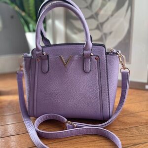 Small Lavender V Purse